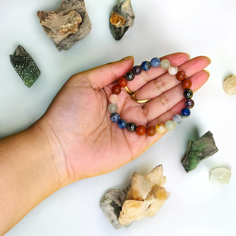 Seven chakra bracelet