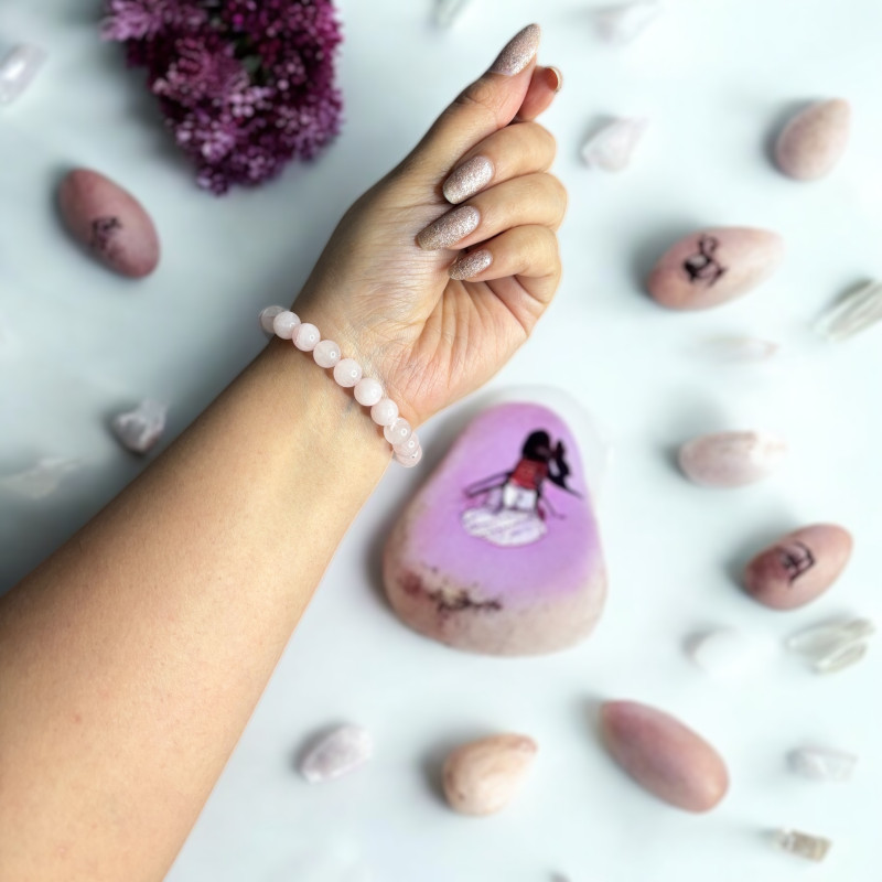 rose quartz bracelet