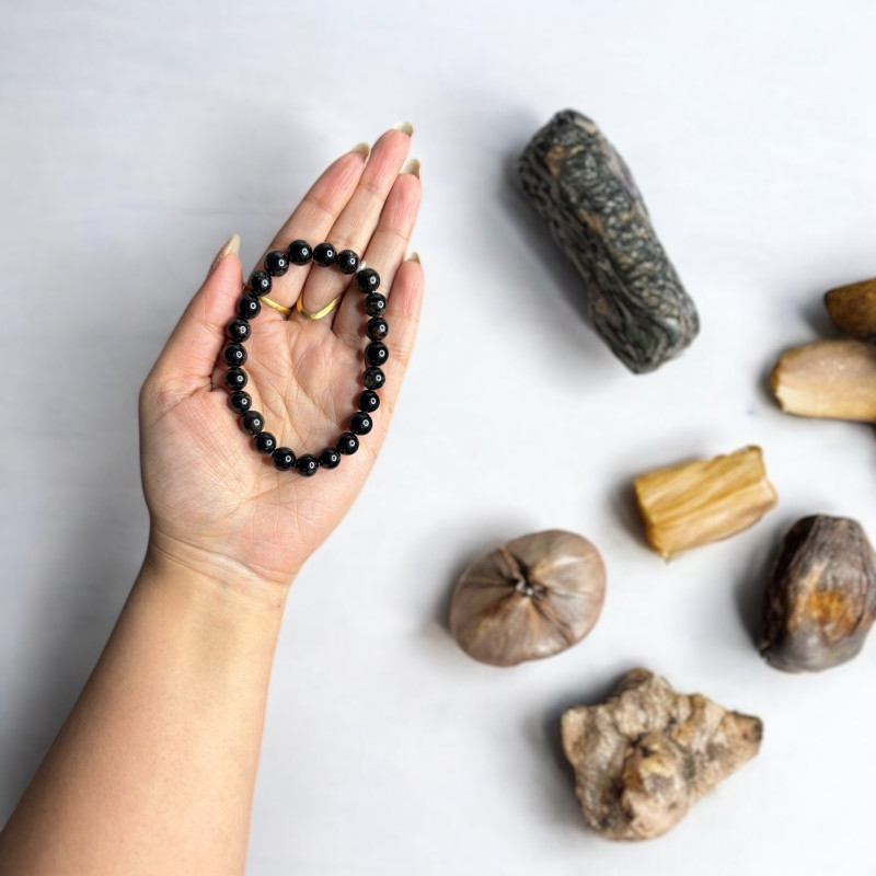 black obsidian bracelet
